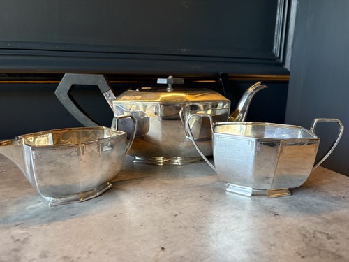 Vintage tea set teapot - set,