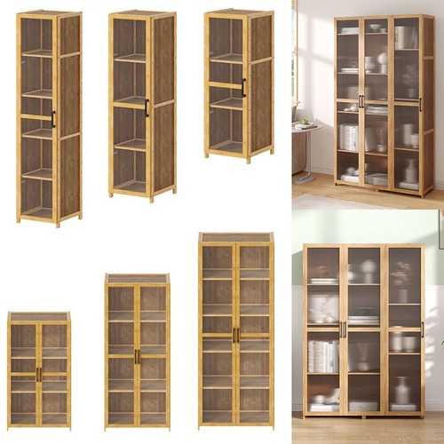 Tier bamboo bookcase - bamboo, with