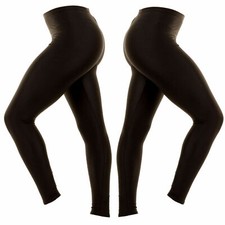 GIRLS SHINY FOOTLESS LEGGINGS