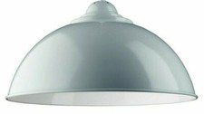 34cm Tommy Bowl Pendant Shade Grey Metal Pagazzi Lighting NEW FREE P&P (Q)
