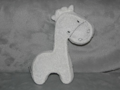 Boots giraffe soft toy white