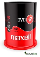 100 maxell dvd 16x 7gb - dvd-r,