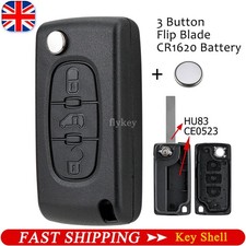 Replacement 3 Button Key Fob