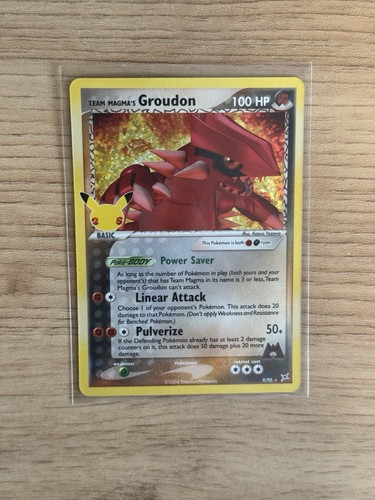 Groudon holo pokemon - holo,