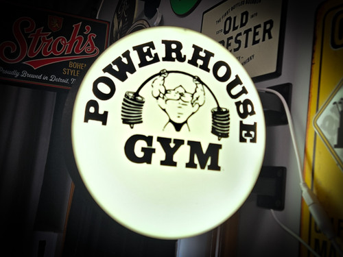 Powerhouse gym led lightbox - led,