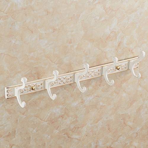 Wall mounted hook rack vintage - mounted,