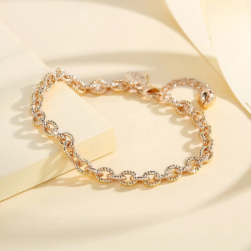 Cuban link chain bracelet - cuban,