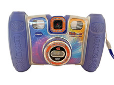 Vtech Kidizoom Twist Plus 4x Zoom 2.0 Mega Pixel Digital Camera For Kids Blue