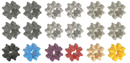 Lego 3647 yellow technic gear - lego,