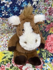 Intelex Brown White 10” Horse Warmies Lavender Microwaveable Wheat Bag Soft Toy