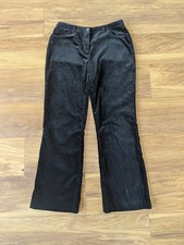 Y2K Next Black Velvet Trousers