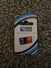 RUGBY WORLD CUP 2015 WALES OFFICIAL LAPEL PIN BADGE BRAND NEW