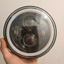 Headlight 7 Inch halo projector custom cafe chop project bobber 