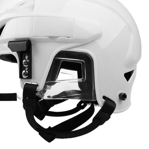 Adjustable ice hockey - , helmet