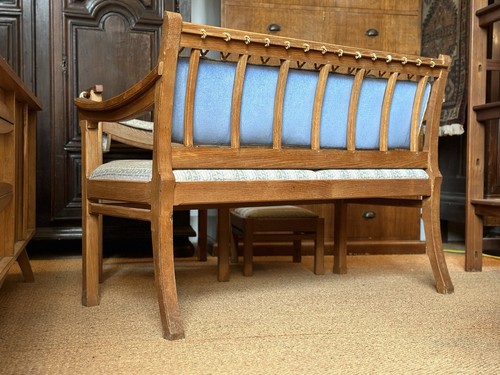 Bespoke mid century oak sofa - mid,