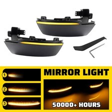 Fits VW Polo MK5 6R 6C 2009-18 LED Wing Door Mirror Indicator Signal Light L + R