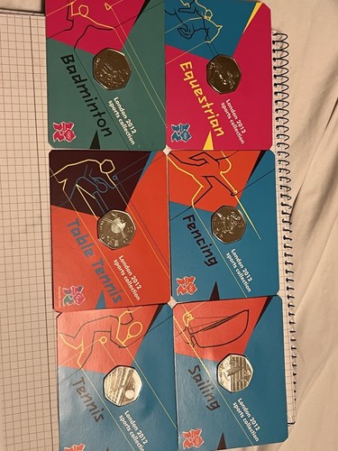 London 2012 olympic - x6, 50p