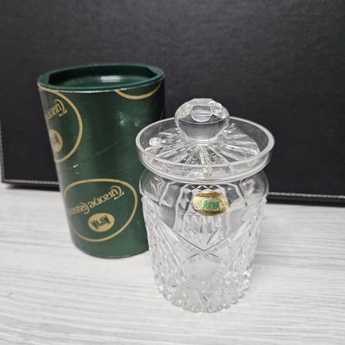 Tyrone crystal lidded - crystal, preserve