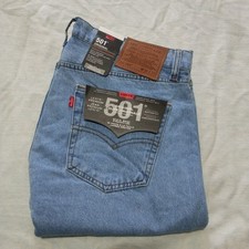 Levis 501 Mens Regular Fit Straight Leg Blue Jeans -Waist 36 Inseam 30 ( 36x30 )