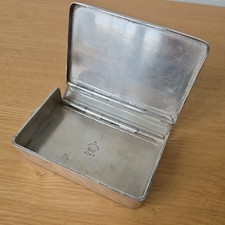 Antique James Dixon & Sons Silver Plate Sandwich Tin Double Hinged..See Photos