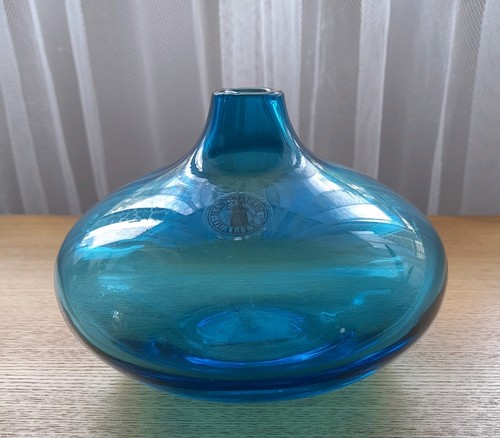 Vintage ikea blue salong glass - vintage,