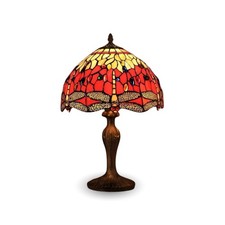 Tiffany Style Table Lamp Handcrafted Art Stained Glass Bedside Lamps Desk Light