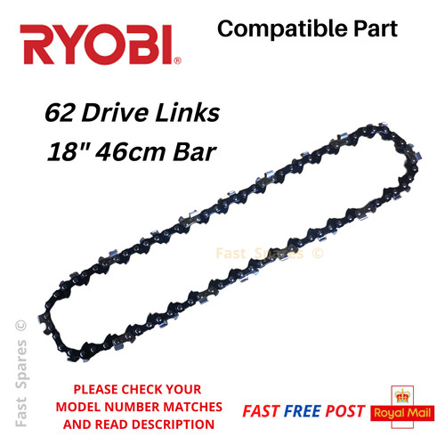 Ryobi rcs 4046c chainsaw - chainsaw, chain