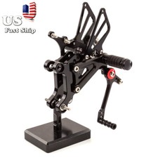 CNC Black Rearset Footpegs