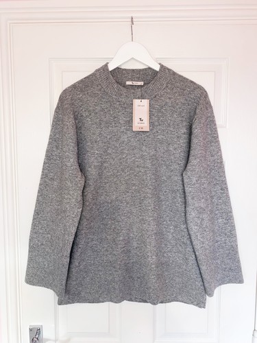 Grey oversized jumper - grey,