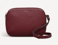 RADLEY RED LEATHER HANDBAG