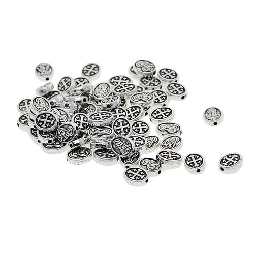 50pcs tibetan silver - 50pcs, alloy