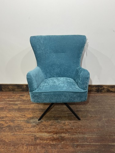 Modern teal blue velvet - modern,