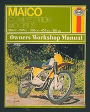 UNUSED OLD STOCK Maico Competition Models 73-on Haynes 501 440 400 250 125 FX80