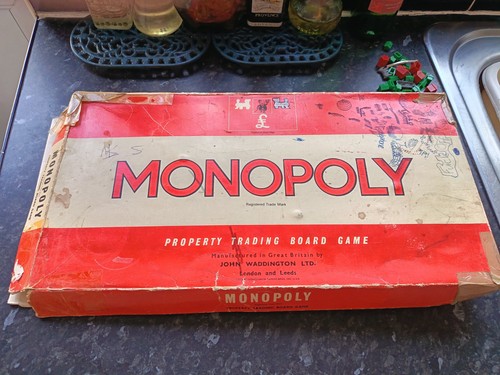Monopoly red box original - box,