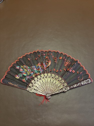 Pretty folding handheld fan - folding,