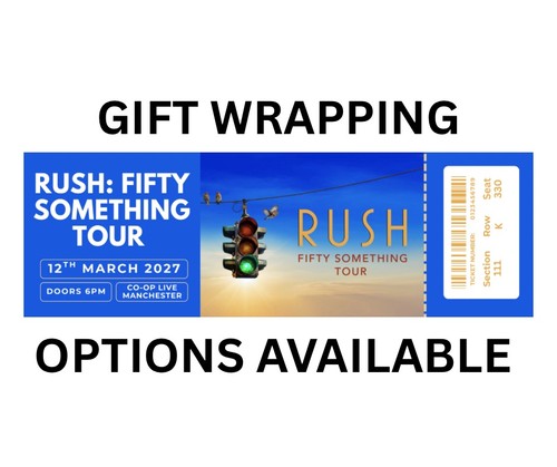 Rush fifty something tour - fifty,