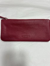 Osprey Leather Makeup Purse By