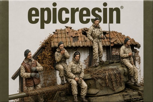 Post resin model 35 - 1/35, scale
