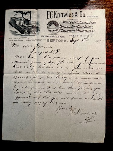 1895 knowles co - 🎨, &