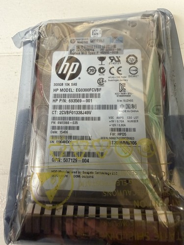 Enterprise 300gb 10k sas - hp,