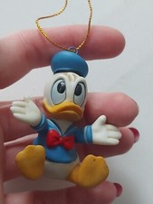 Schmid Disney Baby Donald Duck Christmas Hanging Ornament Xmas Vintage