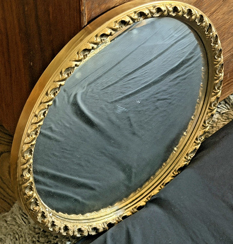Antique victorian oval - victorian, gilt