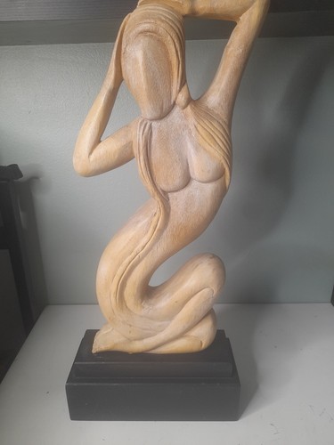 Vintage balinese wood carving - vintage,
