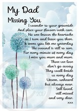 Grave card, missing You, Mum