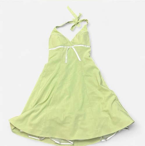 2006 lime green halter top - lime,
