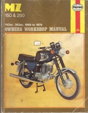 MZ TS150,TS250,ES150,ES250,ETS250 TROPHY SPORTS,SUPA 5 HAYNES MANUAL 1969-1979
