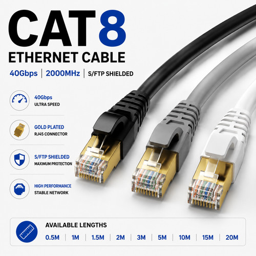 Rj45 cat8 ethernet - rj45,