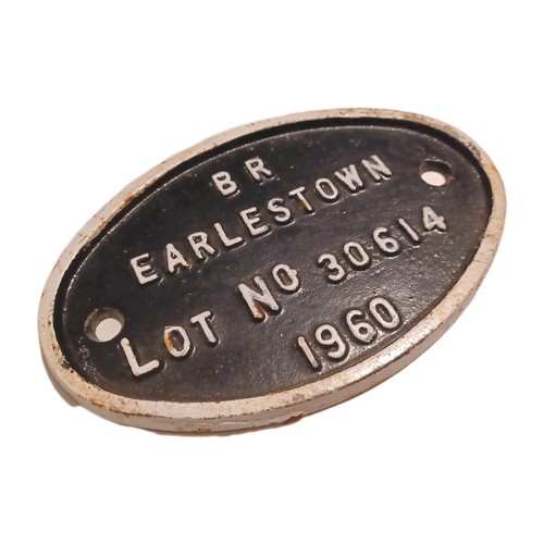 Railwayana earlestown 1960 - b,