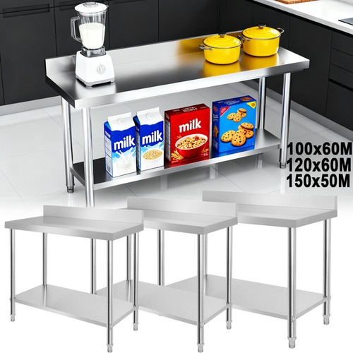 Stainless steel table - table, with