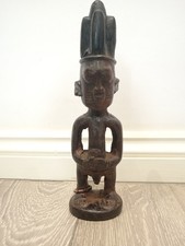 African Tribal Art Nigerian Yoruba Ibeji Twin Male Figure private collection 